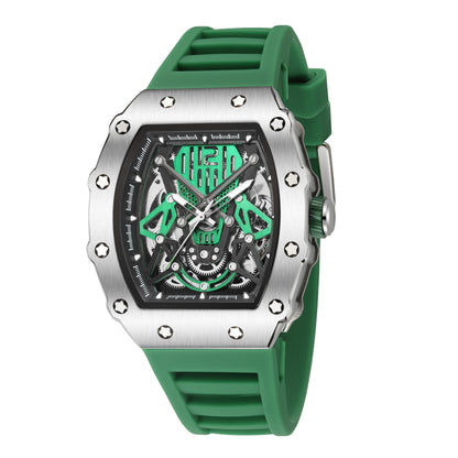RUIMAS Tonneau Dial Automatic Movement Watches for Men Fashion Sport Mechanical Wristwatch Waterproof Clock Reloj Hombre 341