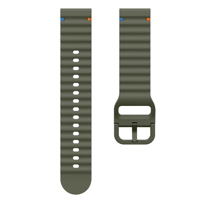 22mm Watch Strap For Xiaomi Watch 2 Pro S4 sport S3 S2 S1 Active/Mi Watch color 2 Smartwatch Watches Band Silicone Wave Bracelet