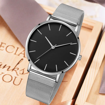 Top Brand Women's Watches Luxury Metal Mesh Simple Quartz Watches Fashion Elegant Rose Gold Ladies Wristwatch Clock Reloj Mujer