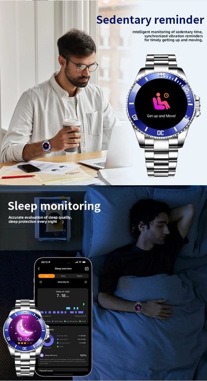 New 2026 Style Luxury Smart Watch Dials Answer Call For Men Waterproof Sport Digital Business Smart Watches For Gift Smart Band
