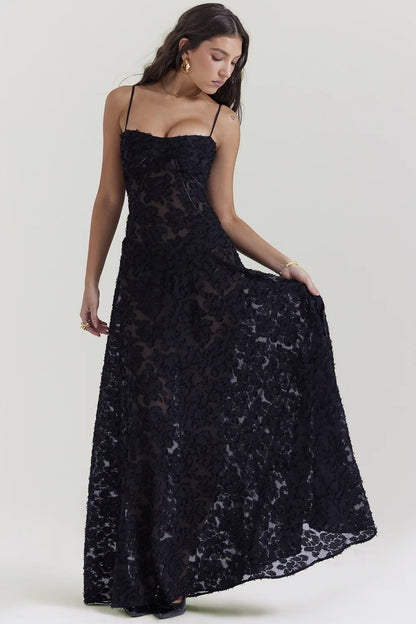 Ashgaily White Dress Women Halter Cotton Long Dress Lace Elegant Party Outfits Ladies Sexy Club Clothes