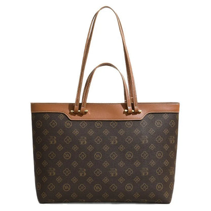 2026 New Women's Retro Casual Tote Bags - Large Capacity Color Block Handbags Versatile Trendy Shoulder Bags for Daily & Commute