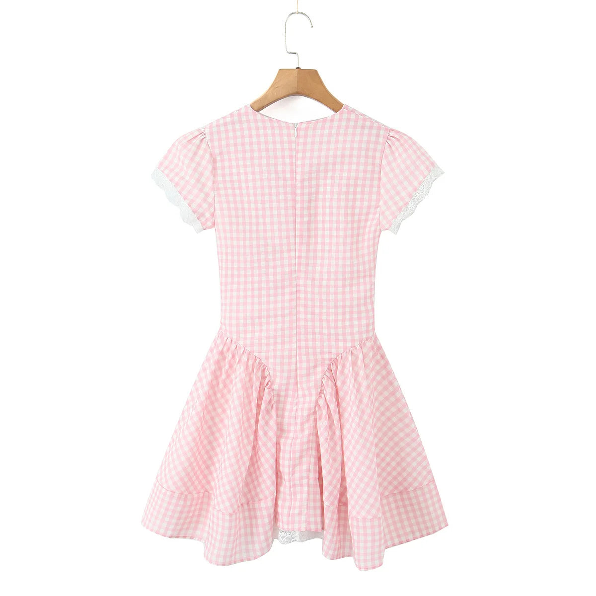 YENKYE Sweet Cute White Mini Dress For Pretty Girl Elegant A-line Bow V Neck Summer Dresses Party Robe Vacation Vestidos 2025