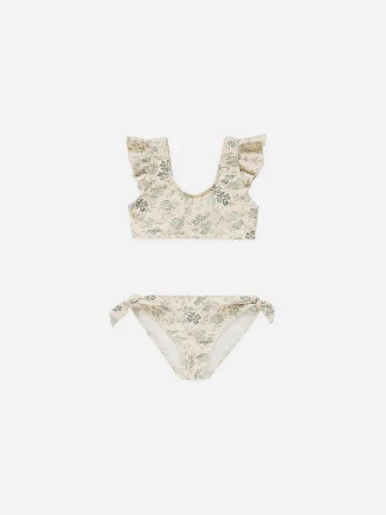 Kids Printed Swimwear for Girl Two Pieces Bikinis Set 2025 Summer Designer Boy Trunks Swimsuit Floral Striped Bathing Suit