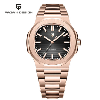 PAGANI DESIGN Top Luxury Automatic Watch For Men Mechanical Watches Men Sports Waterproof Sapphire Stainless Steel Reloj Hombre