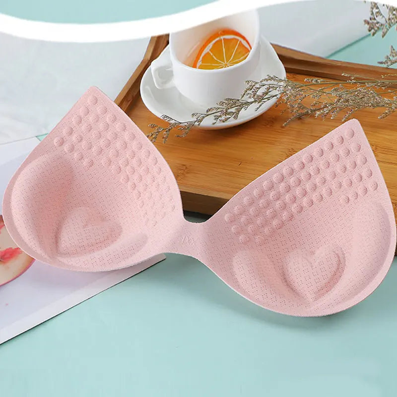 2026 New 1Pair Women Summer Swimsuit Padding Inserts Sponge Foam Bra Pads Chest Cup Breast Bra Bikini Insert Chest Pad