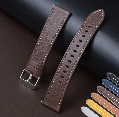 Genuine Calfskin Leather Watchbands Quick Release Watch Band 20mm 22mm for Smartwatch Strap Men Women Watches Accessories Belt