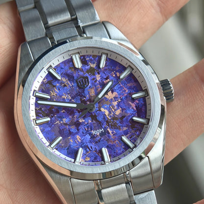 Watchdives 38mm Men Quartz Watch VH31 Sweep Seconds Movement ice Crystal Titanium Waterproof Watches WD0003B WD0003C WD0003D