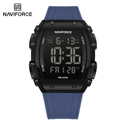 NAVIFORCE Fashion Student Watches Electronic LED Digital Watch for Men Watch Waterproof Sport Multifunctional Alarm Clock Man