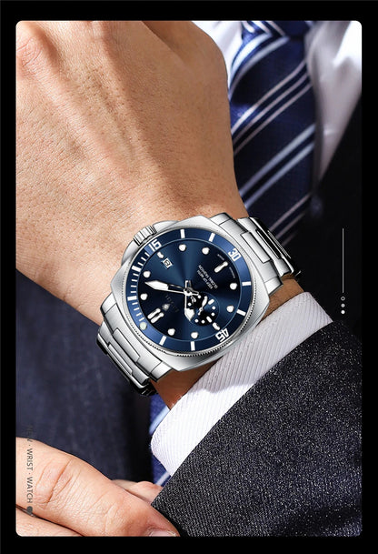 New Gifts Watches For Man Luxury Brand Mens Fashion Quartz Wristwatches Automatic Watch Men Sports Chornograph Digital Clock