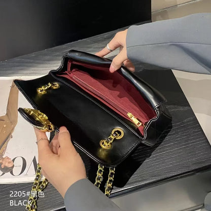 Luxury Women's Crossbody Bag Premium Leather Wallet Vintage Design Shoulder Bag With Adjustable Removable Shoulder Strap
