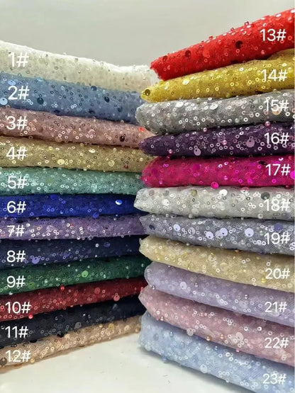 Lily Blue Gorgeous Rhinestones Prom Dresses One Shoulder Sleeveless Evening Dress Pearls Sequins Mermaid Party Gowns Customized