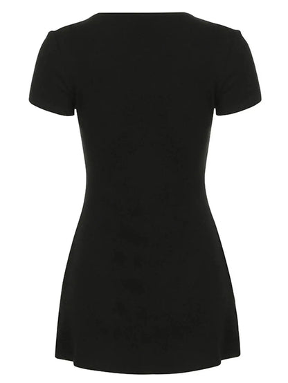 Sexy black mini summer dress women elegant casual birthday party dress woman clothing new bodycon evening short dresses vestidos