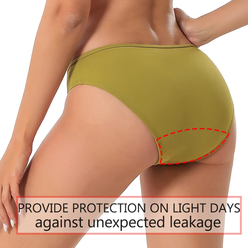 Bikini Menstrual Swimsuit Menstrual Period Panties Woman Beach Period Swimwear Plus Size Absorvent Pad Panties Swim Bottom Girl