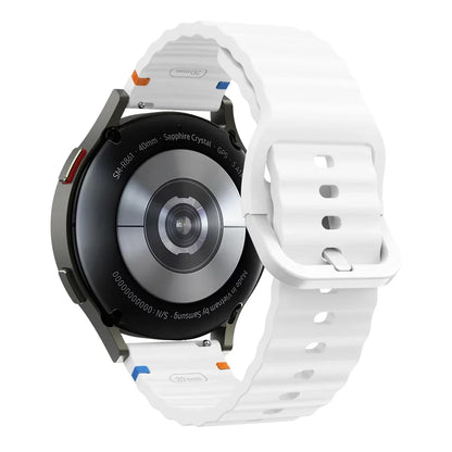 22mm Watch Strap For Xiaomi Watch 2 Pro S4 sport S3 S2 S1 Active/Mi Watch color 2 Smartwatch Watches Band Silicone Wave Bracelet