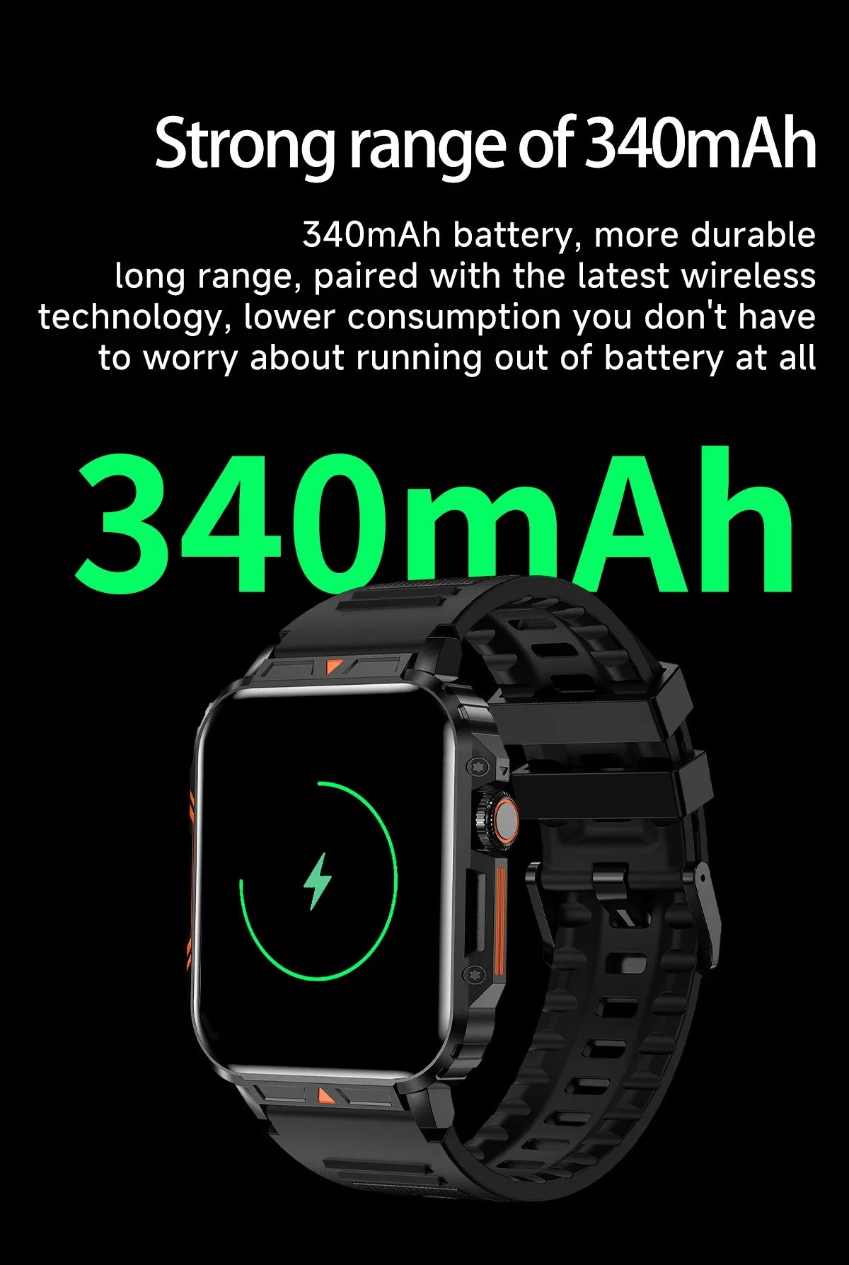 2026 Smartwatch 1.95" Inch Screen Health Monitoring Watches IP68 Waterproof  Sport Fitness Smart Watch Android IOS For Men Women