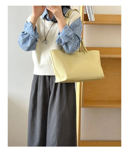 Casual Soft Tote Women Bag PU Leather Shoulder Bags for Women 2026 NEW High Quality Handbags and Purses Large Shopper Purses