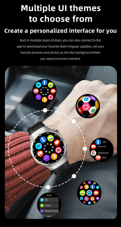 LIGE New ECG Men's Smart Watch HD Screen Heart Rate Health Smart Watches Bluetooth Call Smartwatch For Men Women Holiday Gifts