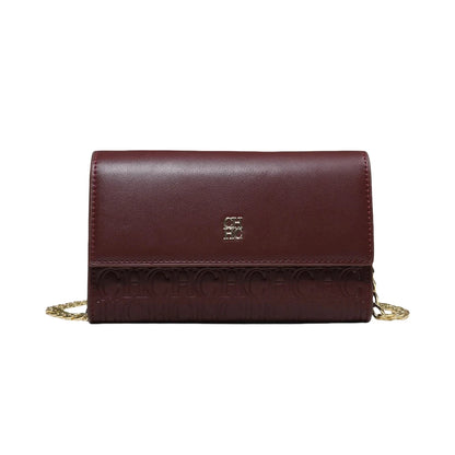 CH Fashion Women's Shoulder Bag with Letter Printing Design 2025 Festival Essential Versatile Women's Chain Bag