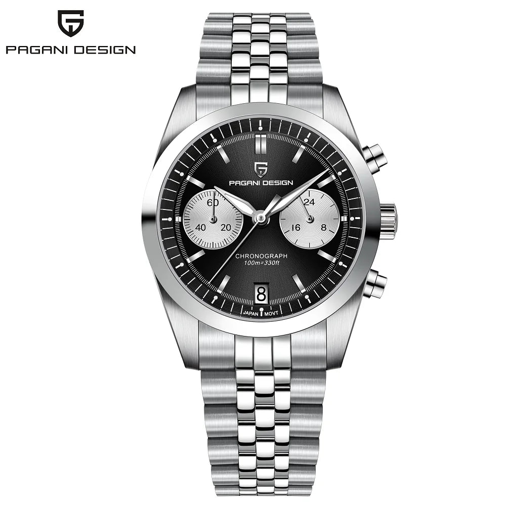 2026 New PAGANI DESIGN Pilot Men's Quartz Watches Sports Waterproof WristWatch Sapphire Automatic Watch Relogio Masculino PD1775