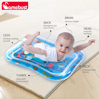 Camebust Water Pad Inflatable Tummy Time Water Pad for Infants and Toddlers Promote Development Toys