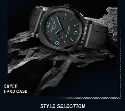 SEAKOSS GMT Diving Automatic Mechanical Watches Men 1963 ST2557 Seagull Movement 316L Super Luminous Calendar 10Bar Wristwatches