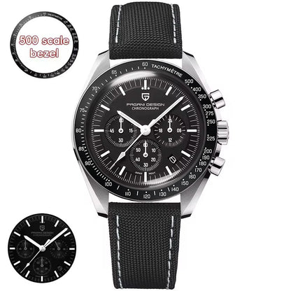 2026 New PAGANI DESIGN Gold Men's Quartz Watches Luxury VK63 Speed Sports Chronograph Watch Men AR Sapphire Ceramic Bezel Clock