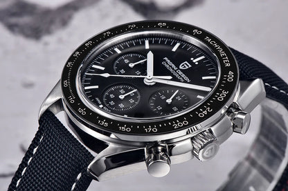 2026 New PAGANI DESIGN Gold Men's Quartz Watches Luxury VK63 Speed Sports Chronograph Watch Men AR Sapphire Ceramic Bezel Clock
