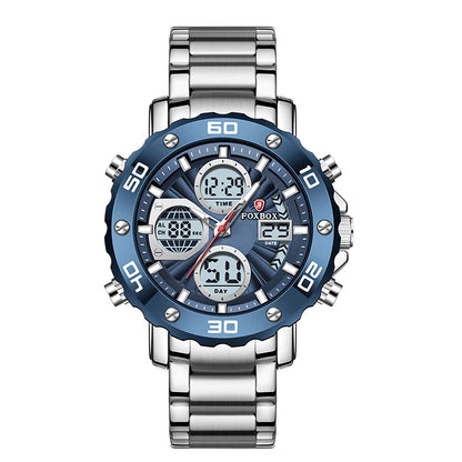 LIGE Watches For Men Luxury Brand Sport Quartz Wristwatch Waterproof Military Digital Clock Steel Men Watch Relogio Masculino