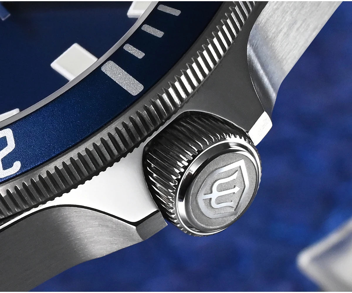 Watchdives WD1969 Pro Watch VH31 Sweep Seconds Quartz Movement Waterproof BGW9 Luminous Sapphire Glass 38mm Vintage Men Watches