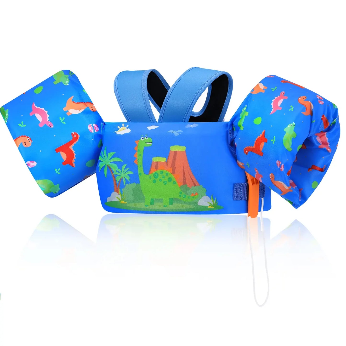 Kids Life Vest Children's Swimming Arm Float Whistle Child Lifejacket Swimsuit Foam Safety Swimming Pool Accessories for kayak