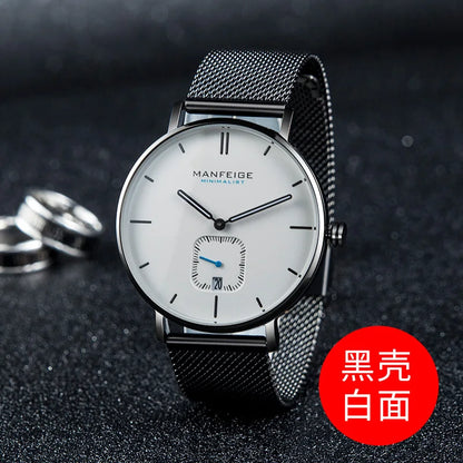 Top Luxury Brand Watch Mens Chronograph Clock Male Quartz Wristwatch Men's Watches Relogio Masculino Military Sport Silver Watch