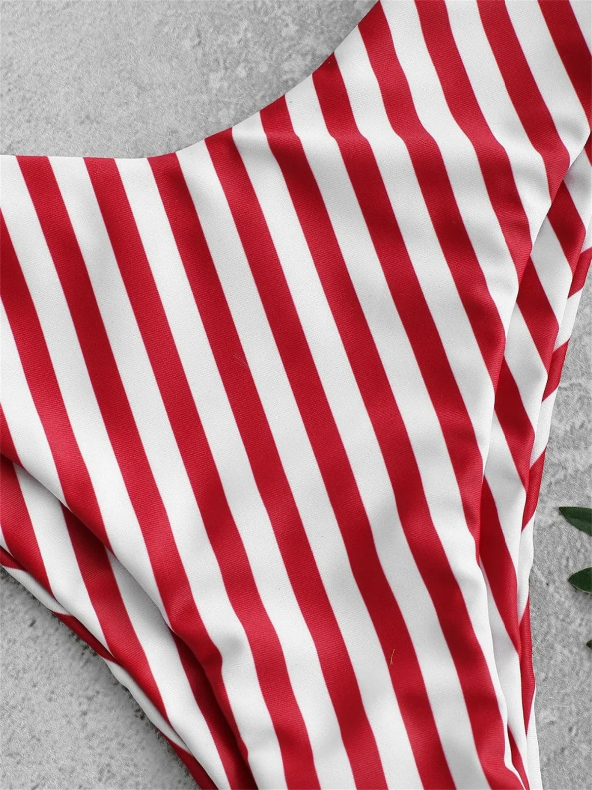 Sexy Micro Bikini 2026 Women Swimsuit Scoop Neck Striped Swimwear Knot Bow Fringe Summer Beachwear Bathing Suit Push Up Biquini