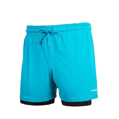 COPOZZ Summer Men's Beach Swimming Trunks Drawstring Elastic Waist Swimsuit Shorts Plus Size Quick Drying Swimwear Shorts Board