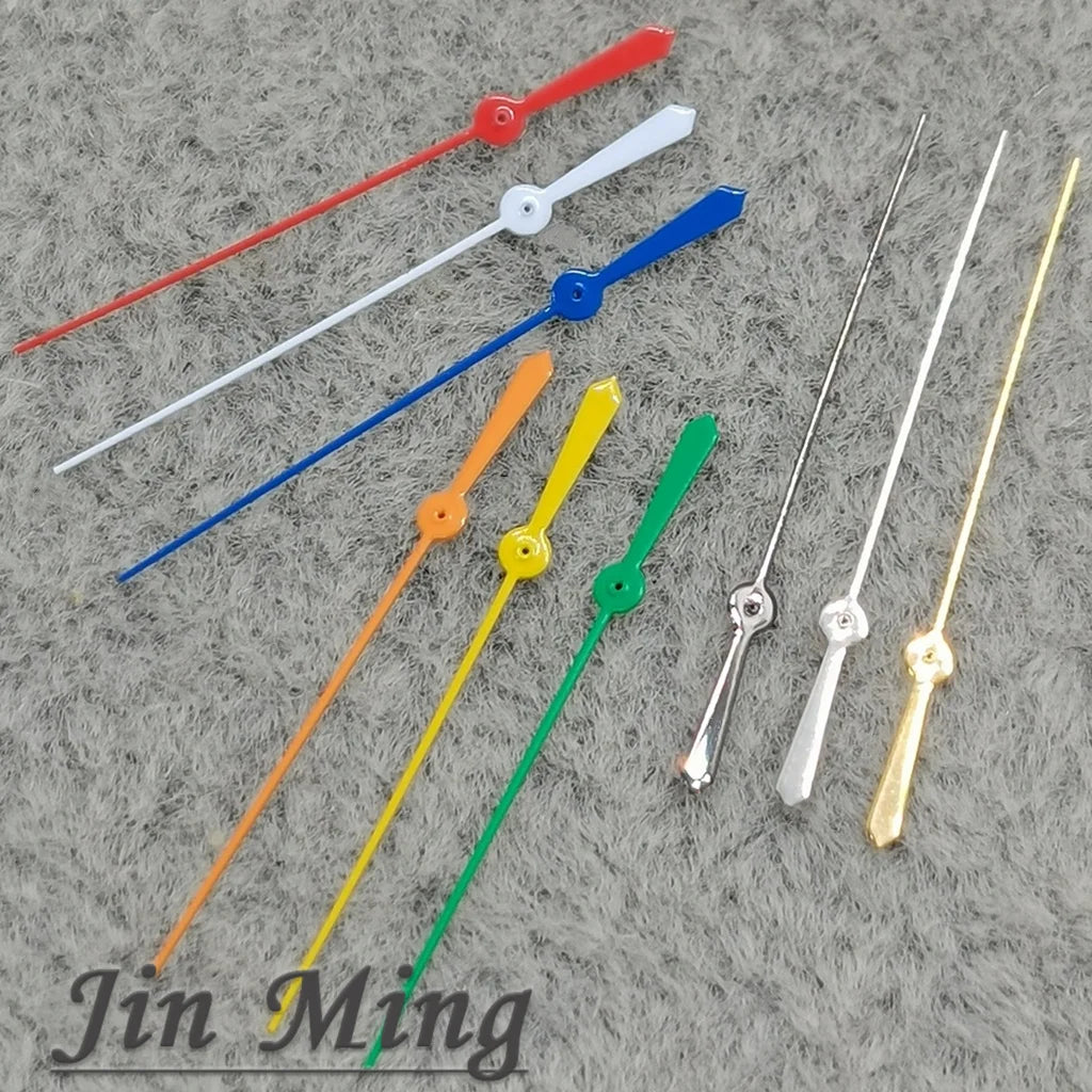 High Quality Watch Hands 13.5mm Second Hand Silver White Blue Red For NH35 NH36 7S26 7S36 4R35 4R36 Movement Watches Accessories
