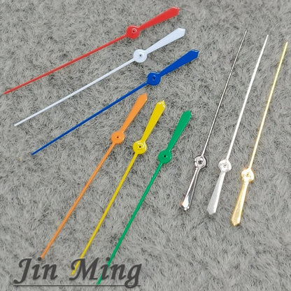 High Quality Watch Hands 13.5mm Second Hand Silver White Blue Red For NH35 NH36 7S26 7S36 4R35 4R36 Movement Watches Accessories