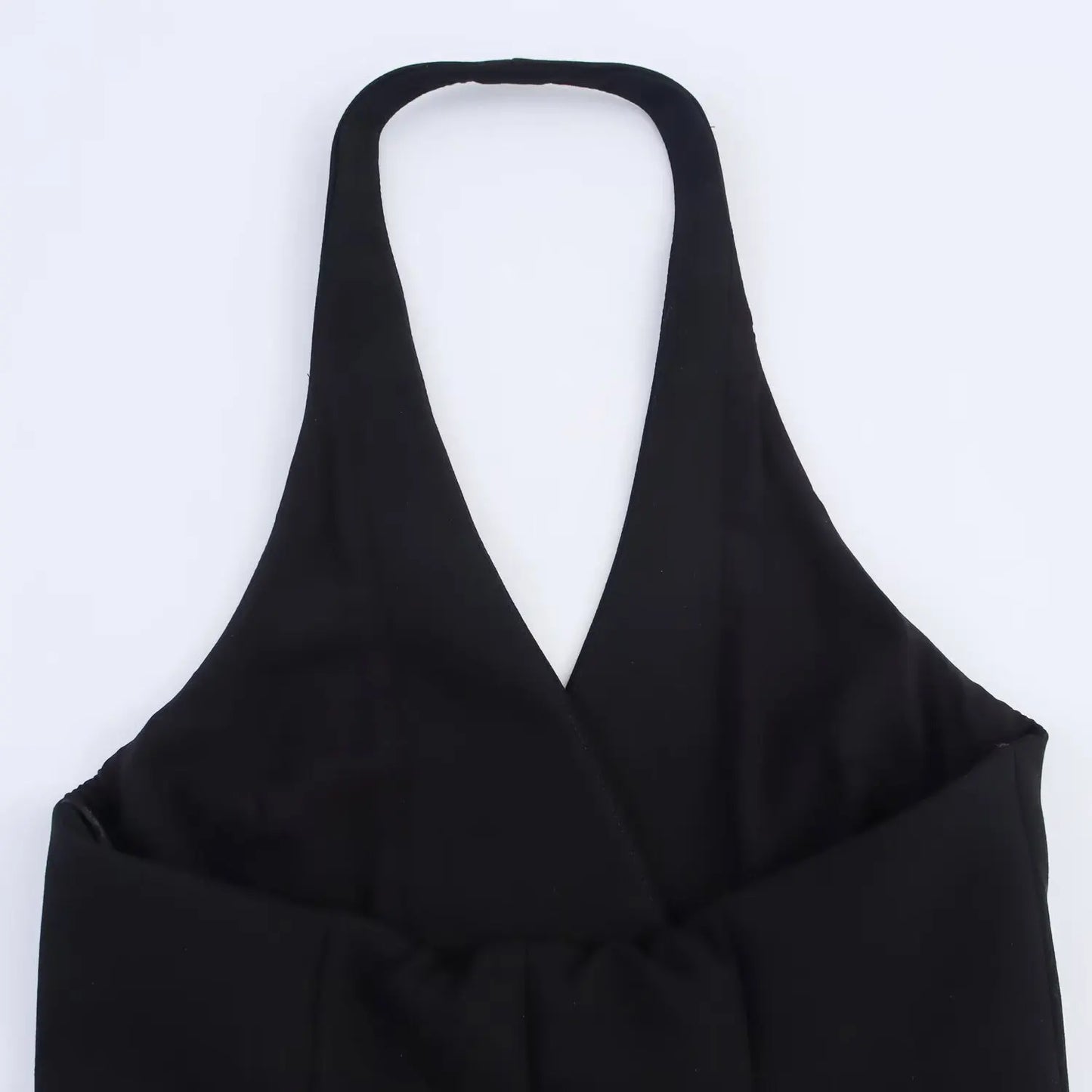 HH Female Sexy Mini Dress Grey Turn-Down Collar Sleeveless Backless Double Breasted Summer A-Line Dresses Woman New Trendy