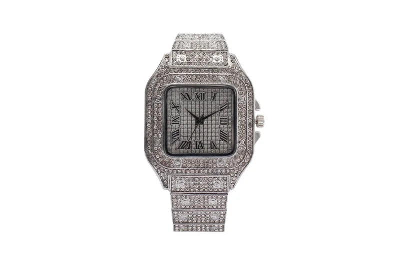 2025 Fashion Watches for Men Women Iced Out Watch Man Luxury Diamond Watch Unisex Quartz Wristwatches Relogio Gift Drop Shipping