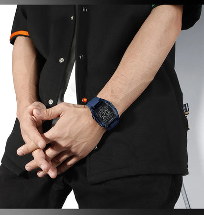 NAVIFORCE Top Brand Luxury Mens Watches Alarm Stopwatch LED Digital Backlight Display Waterproof Sport Watch Men Montre Homme