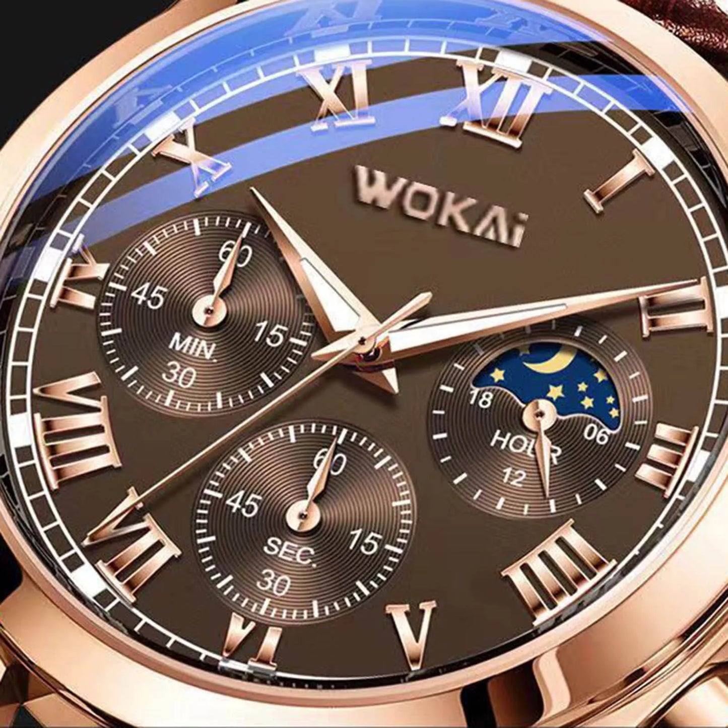 Business Quartz Watch Fashion PU Leather Strap Daily Quarts Watches Suitable for Daily Dating Gift Wristwatch