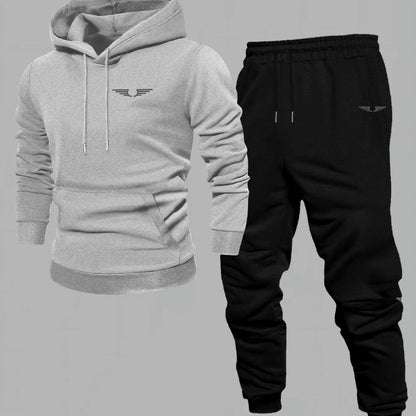 Hooded sweatshirt for men trendy American streetwear style long-sleeved top for men 2025 new autumn stylemen's clothing