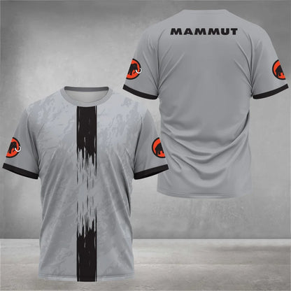 Outdoor Hiking Run Mountaineering Men's T-Shirt Casual O-neck Breathable Top Quick Dry Material Short Sleeve Fashion Men Clothes