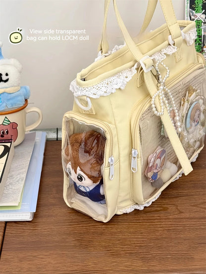Ballet Girl Has A Large Appetite Itabag Japanese Two-Dimension Single Shoulder Cross Body Goods Bag Gift For Friends