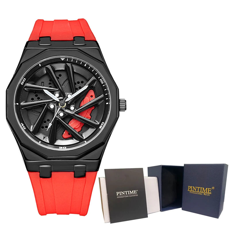 2026 New Casual Man Wrist Watch Fashion Sports 5ATM Waterproof Men's Quartz Watches Silicone Band Male Clock Relogio Masculino