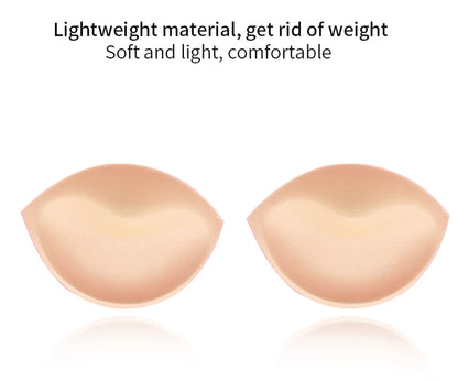 1pair Sponge Inserts In Bra Padded for Swimsuit Breast Push Up Fill Brassiere Breast Patch Pads Women Intimates Accessories