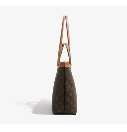 2026 New Women's Retro Casual Tote Bags - Large Capacity Color Block Handbags Versatile Trendy Shoulder Bags for Daily & Commute