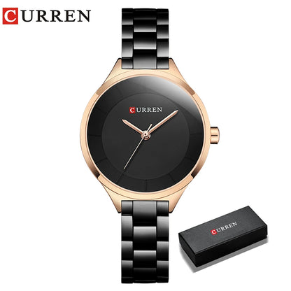 TOP Luxury Rose Gold Women's Watch Stainless Steel Ladies Wrist Watches Relogio Feminino Fashion Female Hour Reloj Mujer
