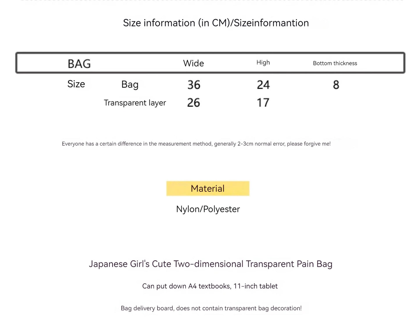 Ballet Girl Large Appetite Itabag Japanese Two-Dimension Single Shoulder Crossbody Bag Gift For Friends Women'S Handbag Gift