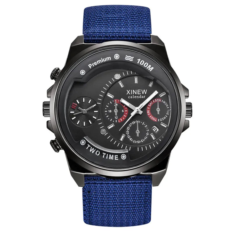 Montre Homme Boys Brand Watches Men Students Fashion Nylon Band Date Quartz Wrist Watch Reloj Hombre Relogios Masculinos 2026