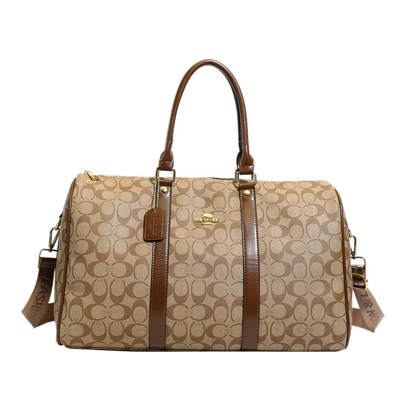Women's Classic Boston Handbag Large Capacity Elegant Travel Duffle Bags for Women Weekend Luggage Travel Shoulder Bag